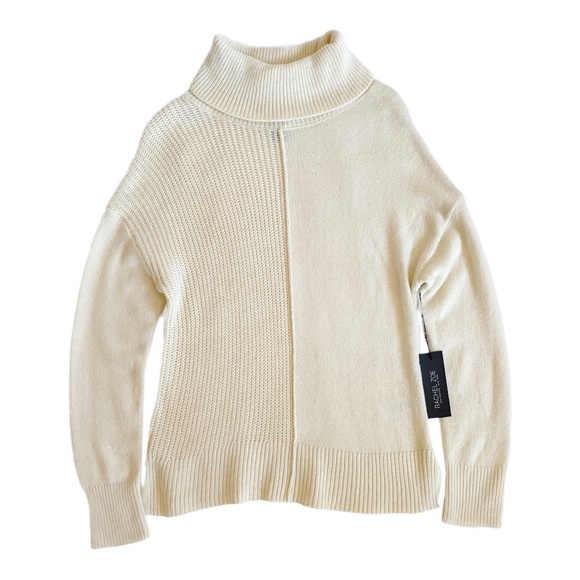 ✨Rachel Zoe✨ Cream Turtle Neck Sweater Size M - Picture 7 of 7